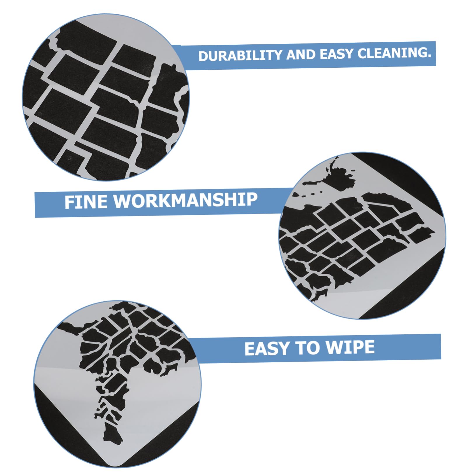 NUOBESTY Lot De 56 Pochoirs Creux Pour Peinture - Modèles De Dessin