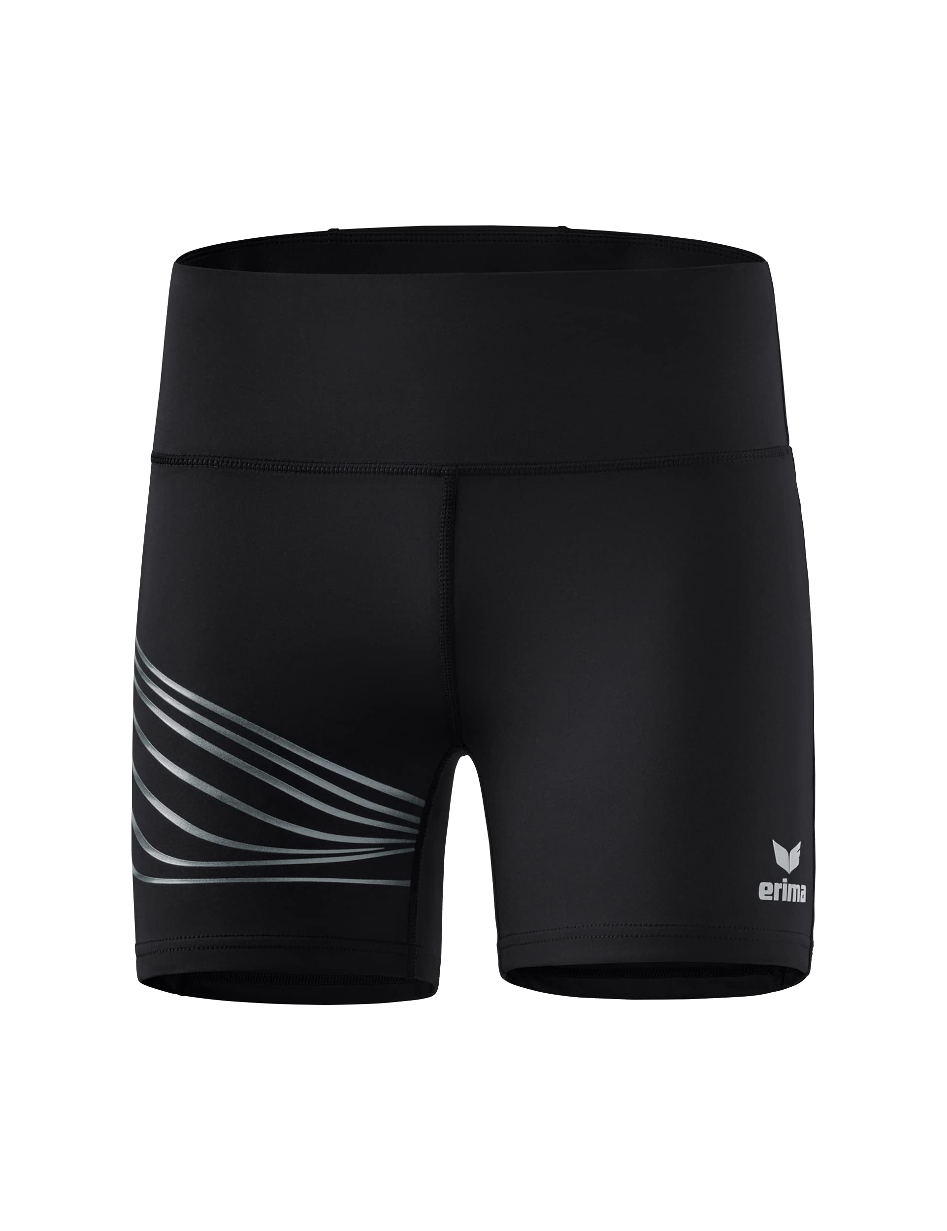 Erima Women's Racing 2.0 Short Running Tights, Black, 38