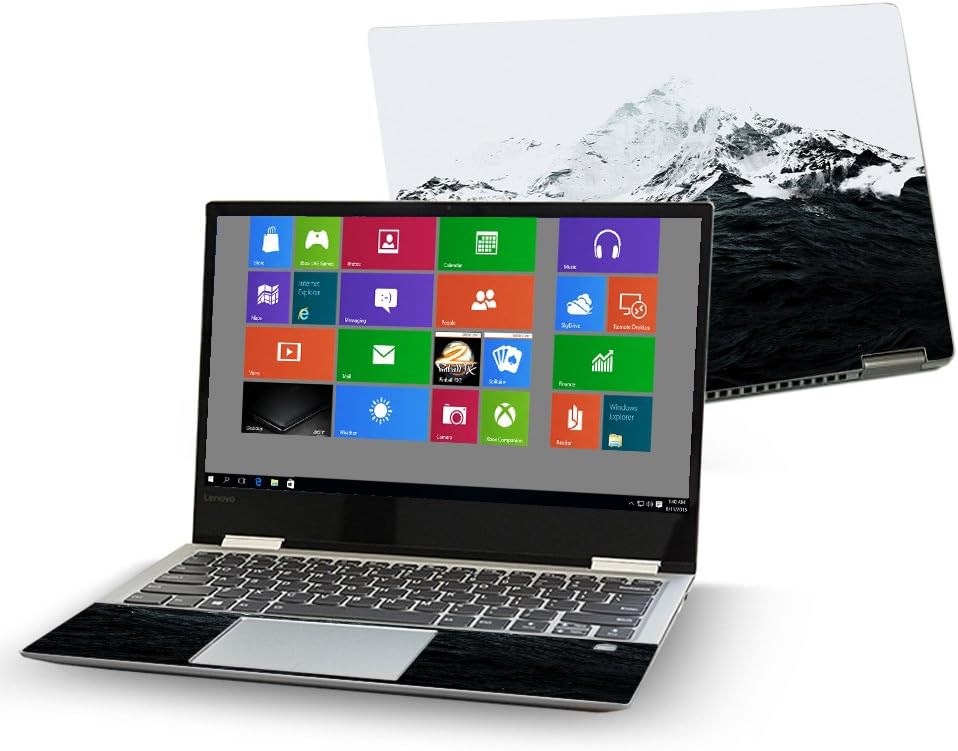 MightySkins Skin Compatible with Lenovo Yoga 720 13" (2017) - Mountain Waves | Protective, Durable, and Unique Vinyl Decal wrap Cover | Easy to Apply, Remove, and Change Styles | Made in The USA