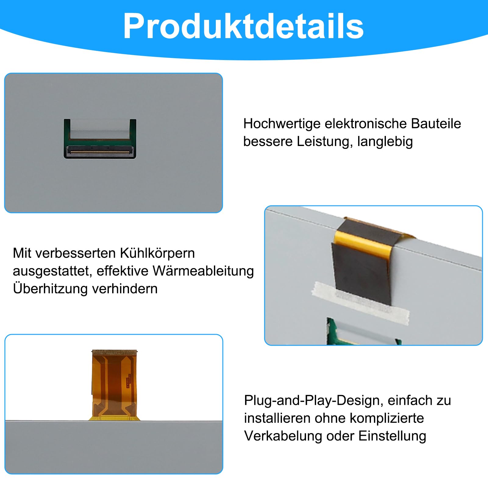 1 unidad de 8 pantallas LCD, para Opel Astra K 2016-2018 LQ080Y5DZ10 entrega de energía eficiente.