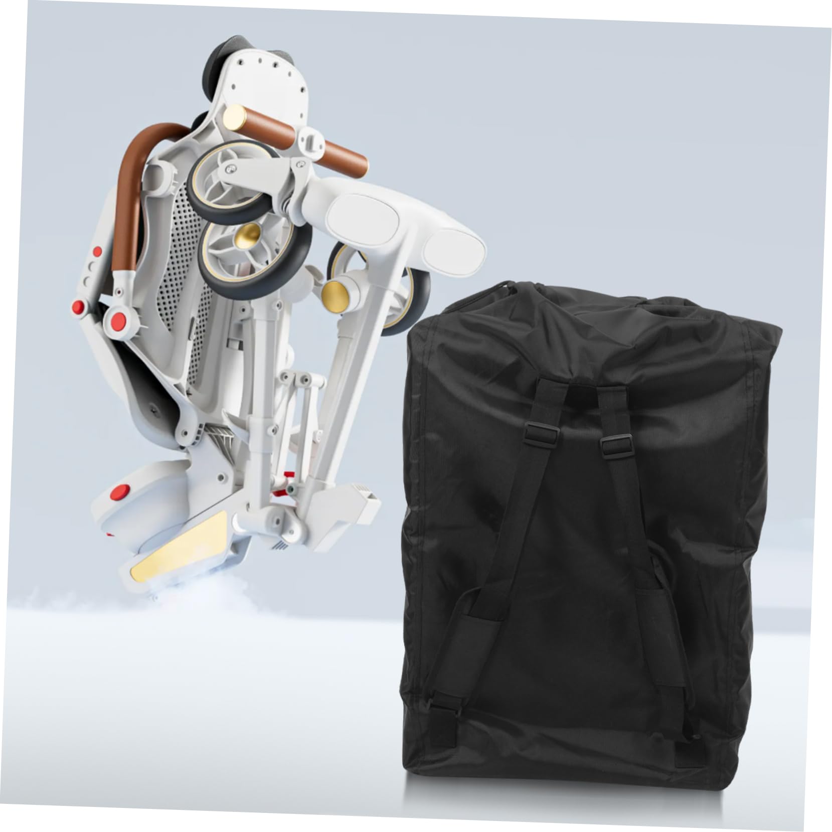 Borsa da Passeggino Leggera Organizer Copertura per Viaggio Aereo e Treni Ampio Spazio per Accessori e Passeggini