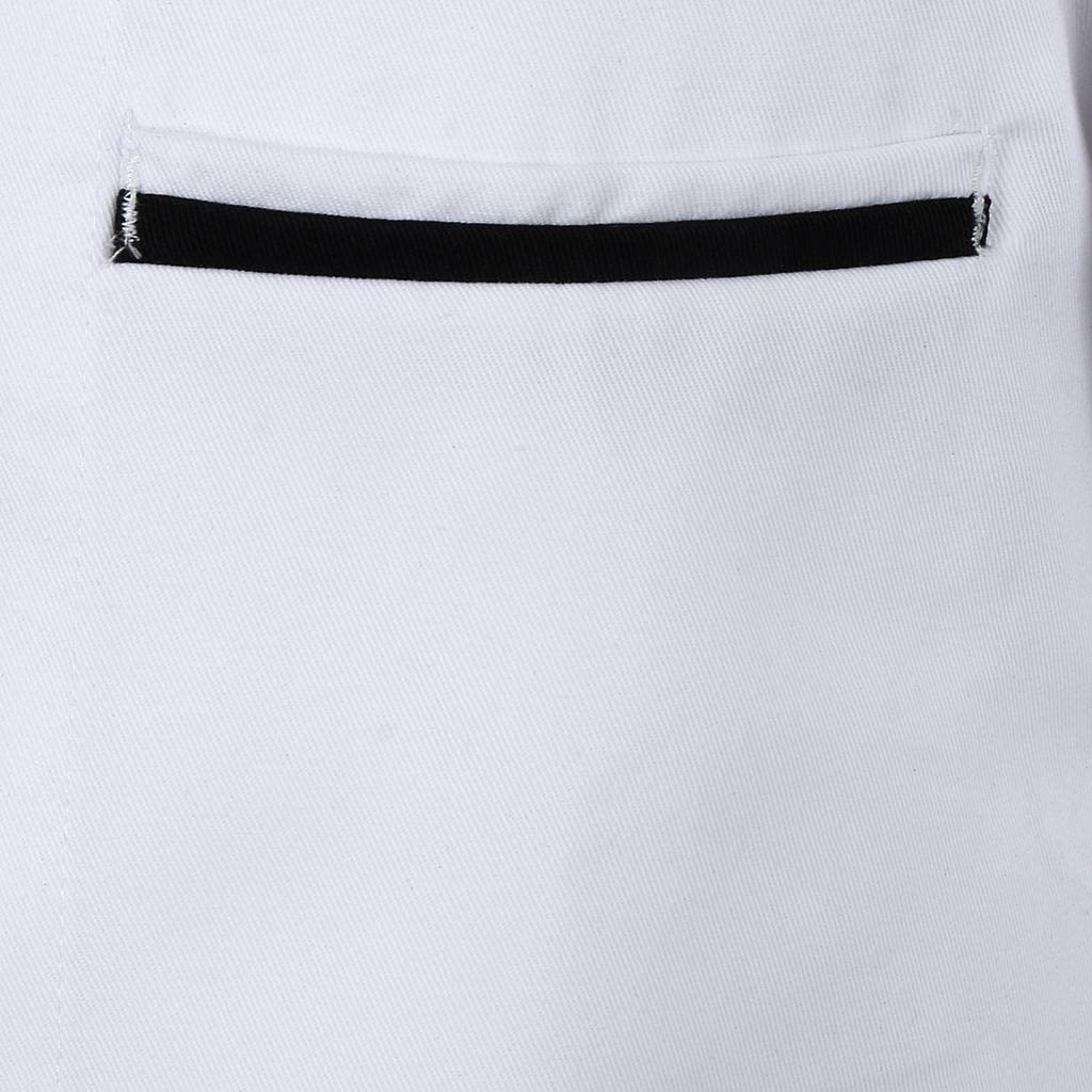 Giacche Da Chef Tinta Unita, Uniformi, Maniche a 3/4, Cappotto Traspirante E in Tessuto