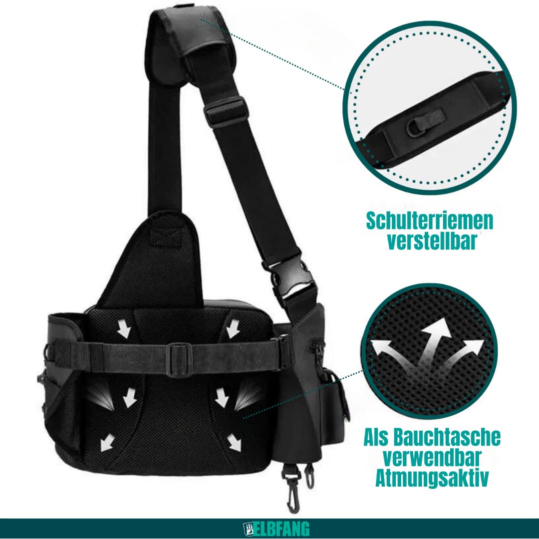 Borsa da pesca piena di scatole da pesca | completa di wobbler esche artificiali in gomma | accessori da pesca per luccio, lucioperca, pesce persico