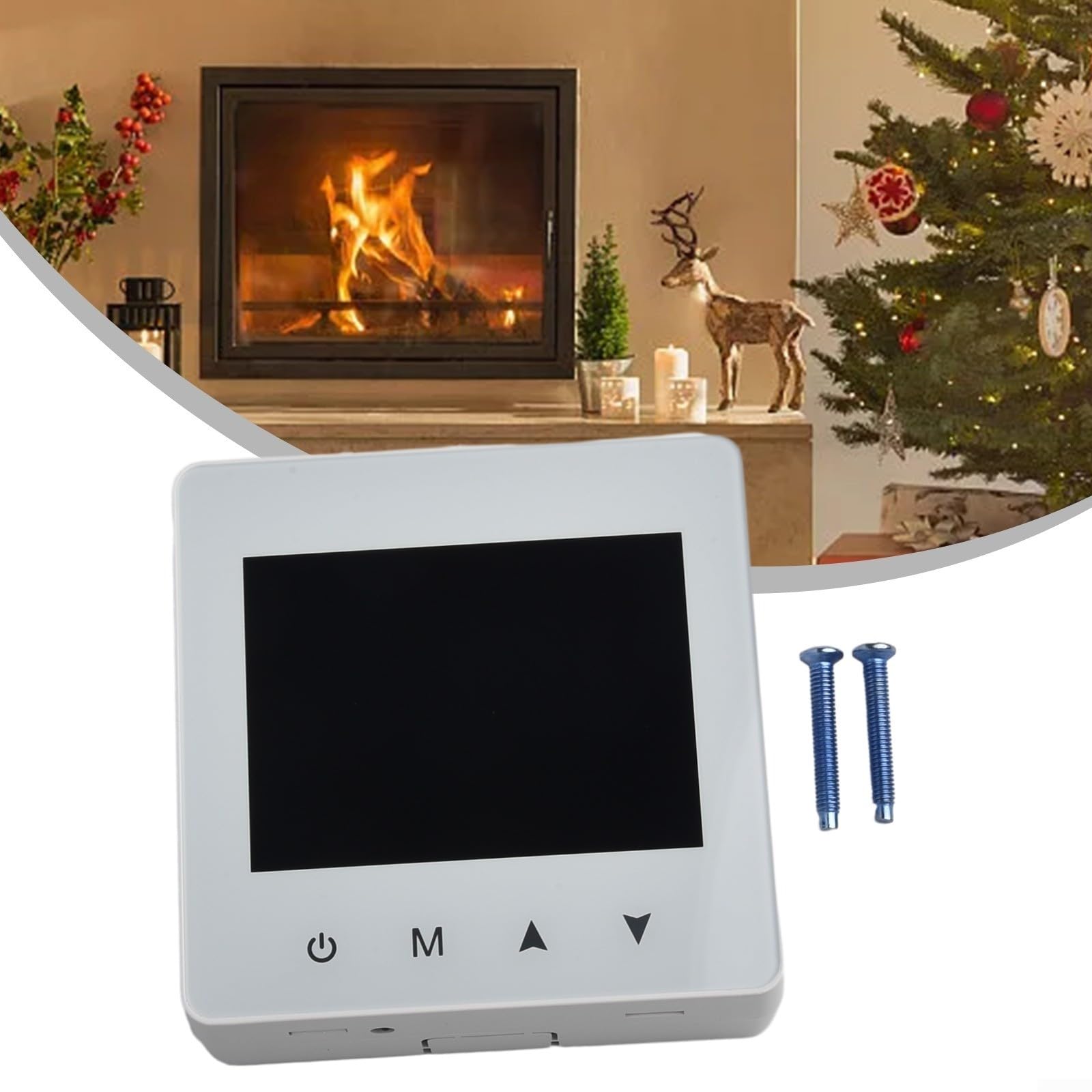 Smart Thermostat für Tuya, Smart WiFi Thermostat für ZigBee, Touchscreen-Thermostat angetrieben durch Batterie, Fußbodenheizungstemperaturregler, Thermostat fussbodenheizung