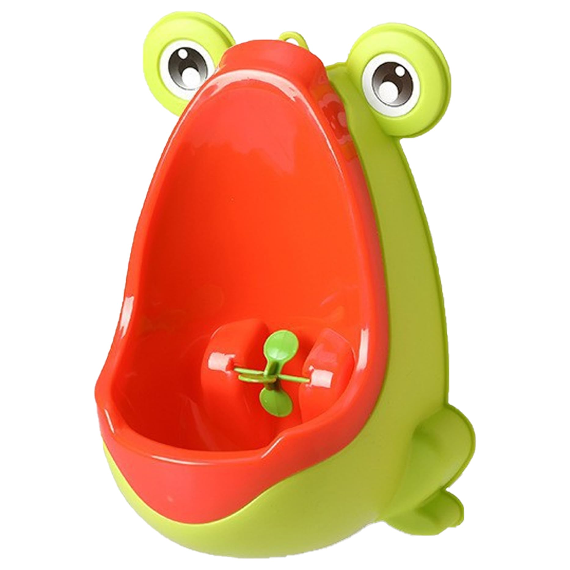 Urinal for Toddlers Boys Frog Urinal Potty Training 13x11" Wall Hanging/Suction Cup Toddler with Aiming Target at Home, Kindergarten, Preschool