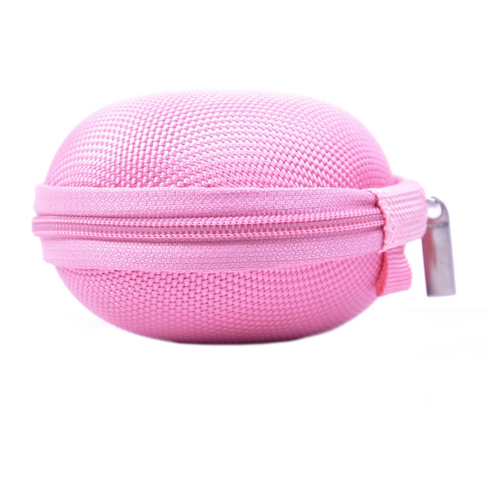 Outdoor Small Items Coins Storage Box Storage Equipment Tourism Wallets Headset Data Line Package (Pink)