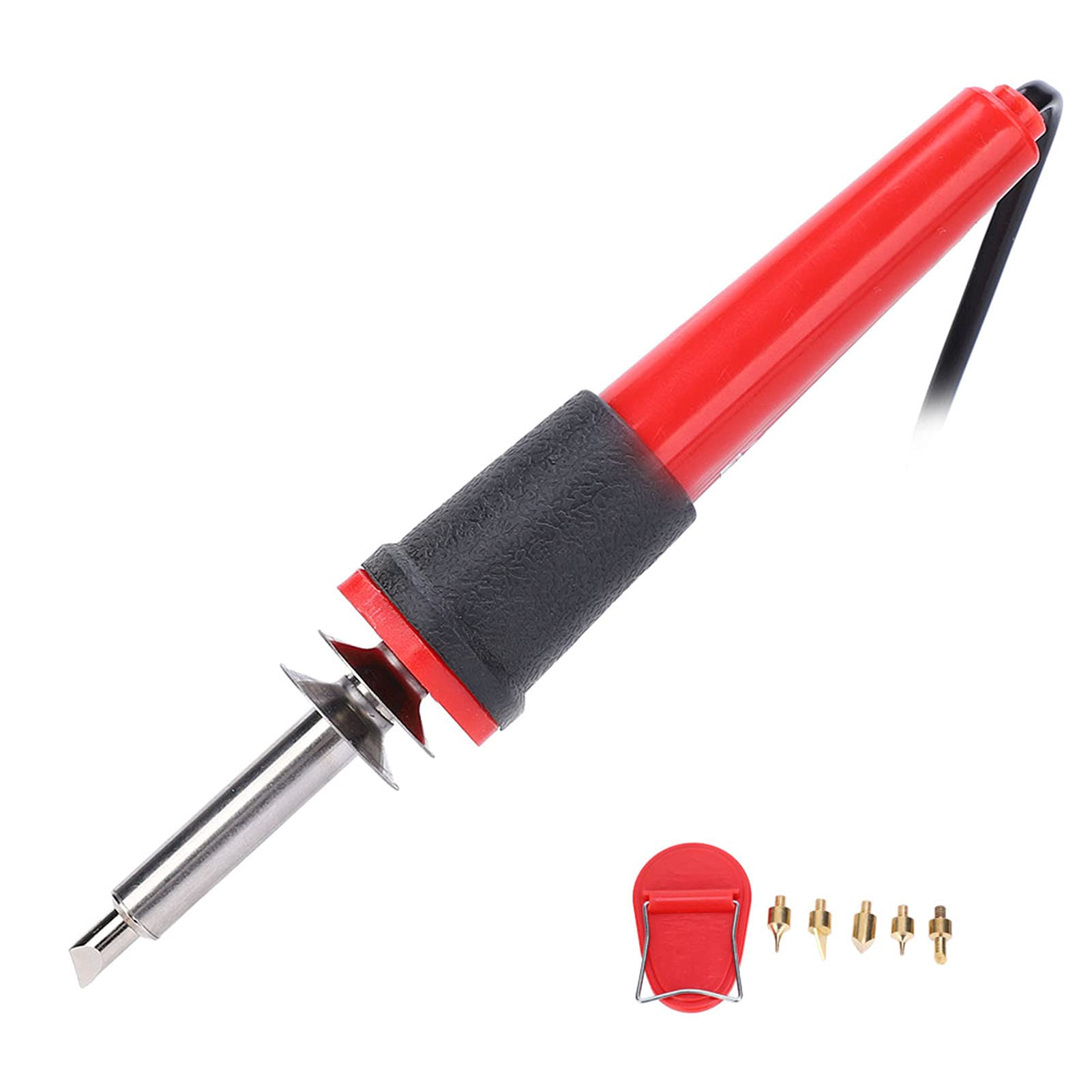 Electric Soldering Iron Set, Wood Burning Pen Engraving Carving Pyrography Tool Screwdrive Bits,40W (AC220V UK Plug)