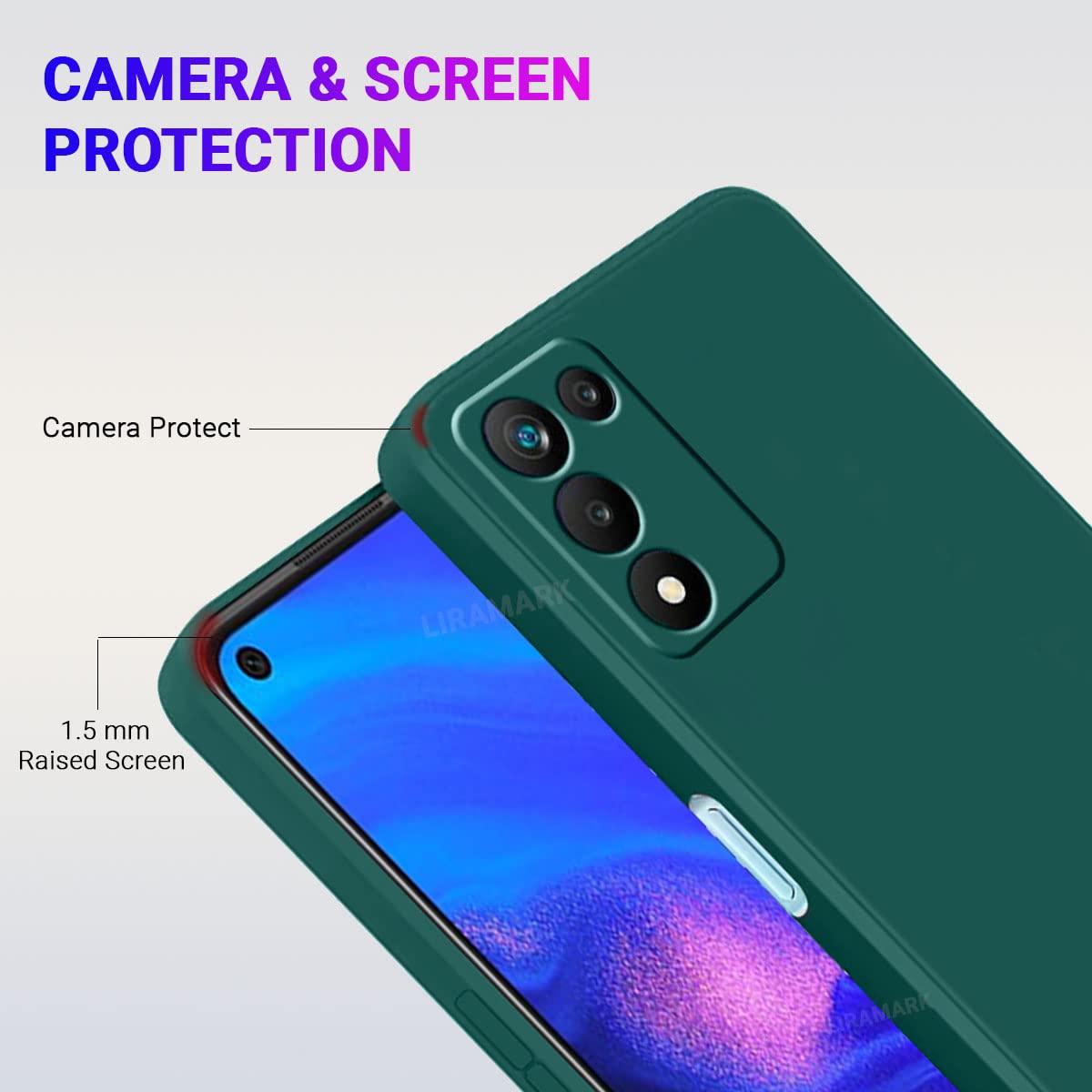 Realme 9 SE 5G Case - Silicone Green -2