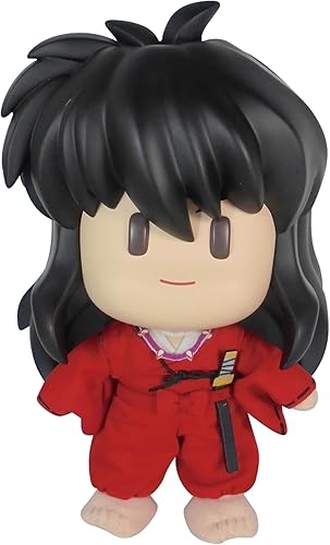 Great Eastern Entertainment Inuyasha - Inuyasha Human Ver Cabeza de plástico movible Ver felpa 8" H