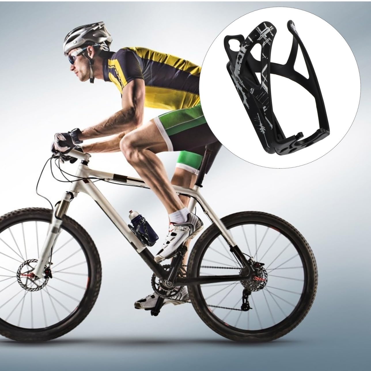 Sosoport 3stücke Fahrrad Wasserflaschenhalter Mit Montageset Stabiler Flaschenhalter Für Renn Und Mountainbikes Einfacher Einbau Robustem Schwarz Reifenheber