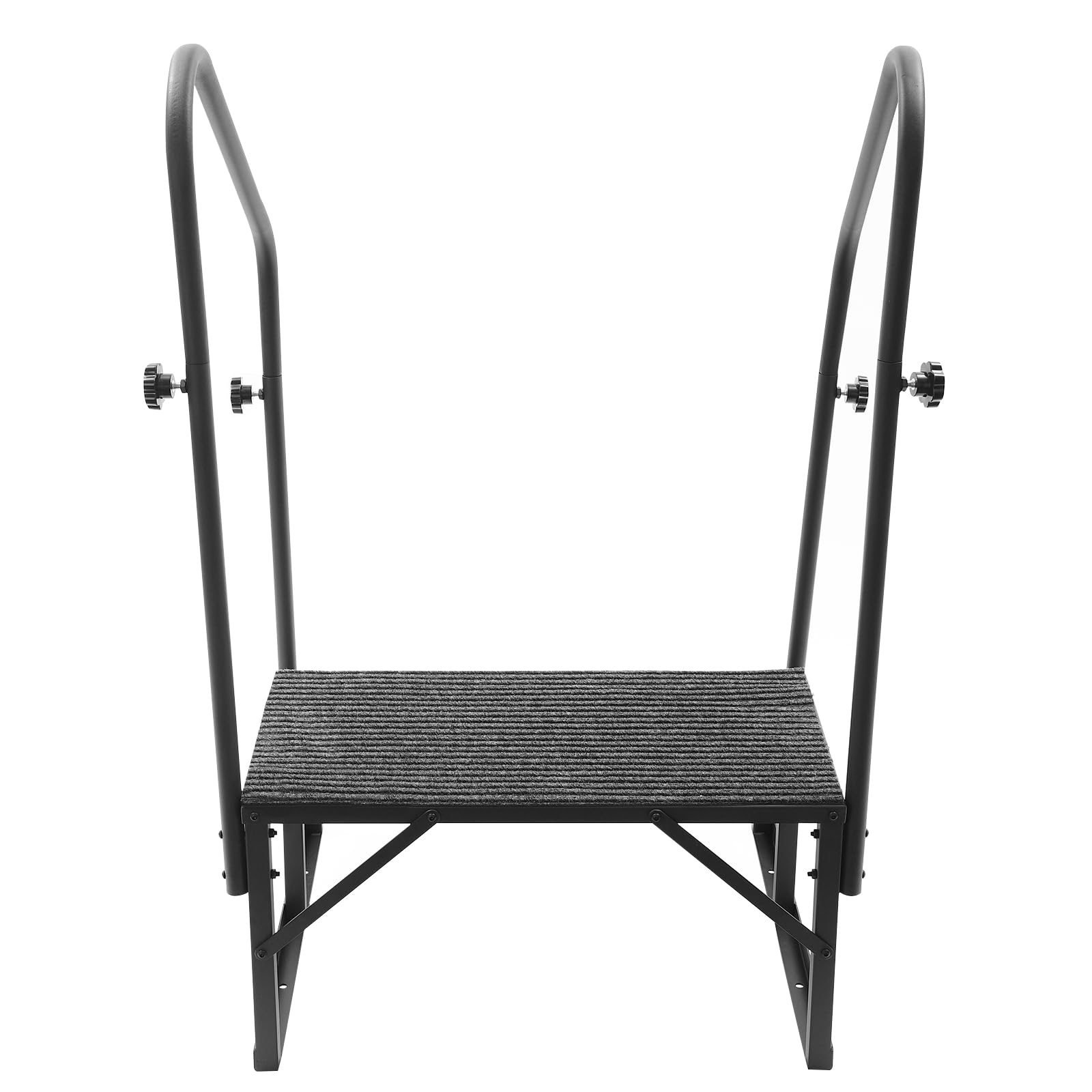 Wohnmobiltreppe mit 2 Handläufen, 204kg Lastlagerkapazität, 2 Stufen Rutschfest Trittstufe, Außentreppe mit Rutschfester Matte, Whirlpool Treppen mit Handläufen,für Mobilheim, Veranda, Pool u