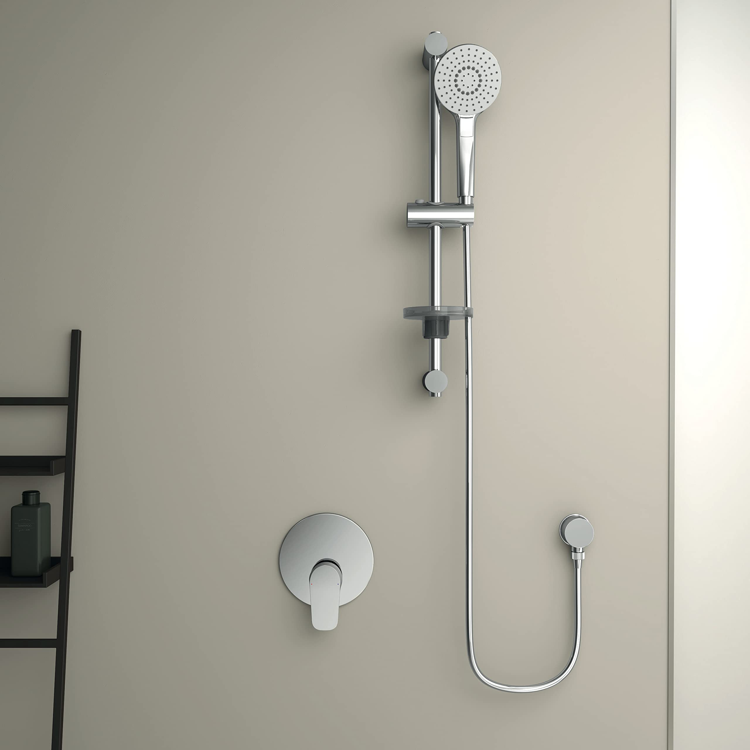 Ideal Standard – Ceraflex, Miscelatore monocomando ad incasso per doccia, Cromato