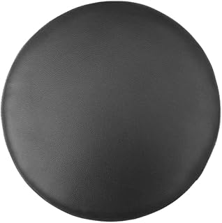lahomia Sgabello di Ricambio Cuscino del Sedile, Heavy Duty Sgabello Sedile Top, Diametro 34 centimetri/13.4 Pollici, Nero, Universale