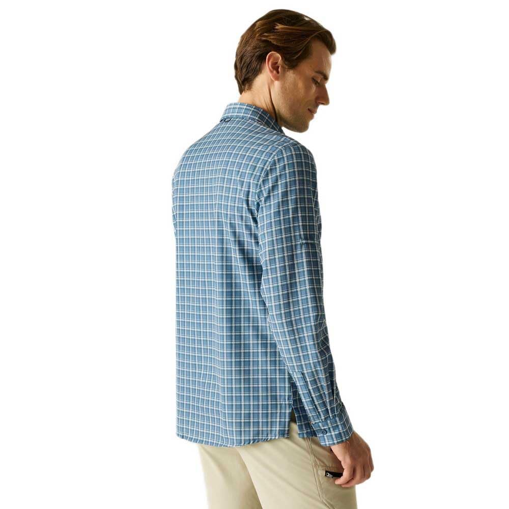 Regatta Herren Anti Inscttrvll/S Regatta Herren Reisehemd Leichtes Langarmshirt