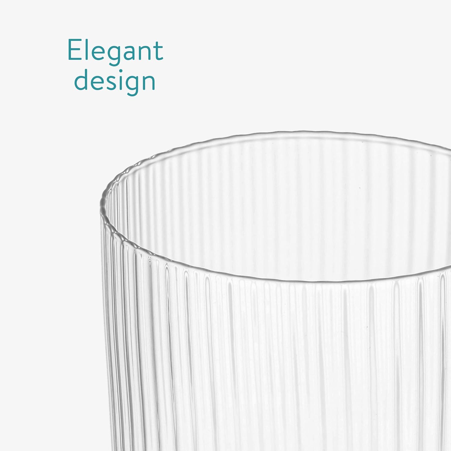 Navaris Snifter Vasos (juego de 4) Snifters de vidrio de 10 onzas para