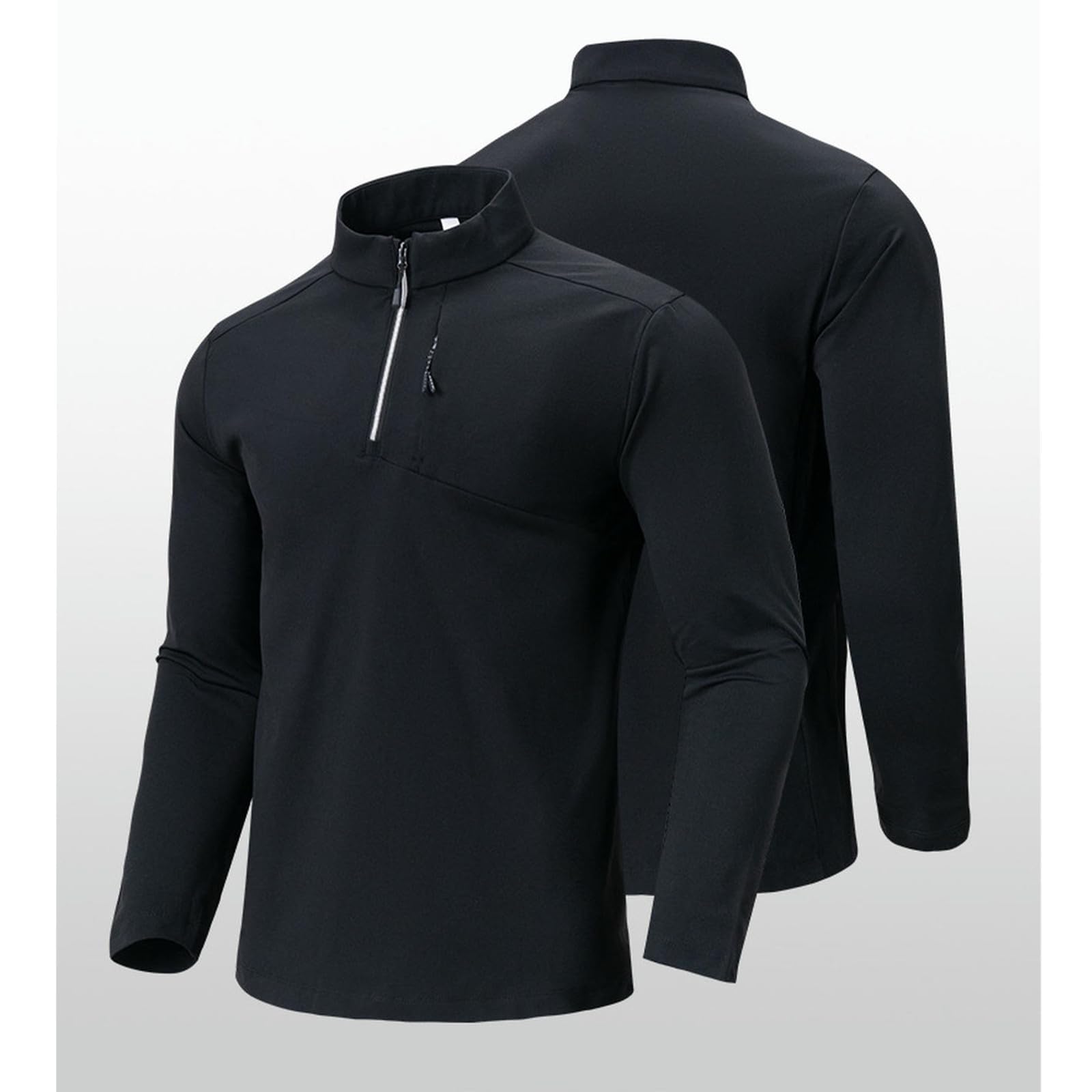 męskie koszulki sportowe wiosenne i jesienne koszulki sportowe do biegania i fitnessu szybkoschnące ubrania Thin Fleece All-Match Topy