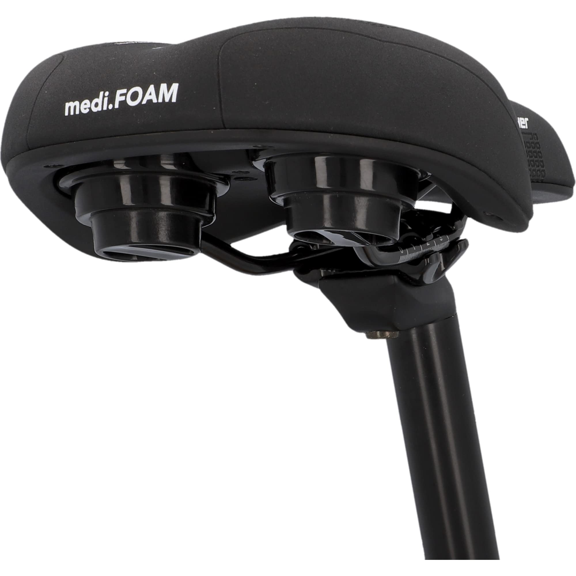 FISCHER Siodełko Memory Foam | odciążenie dzięki wkładce z pianki | City, Trekking i MTB