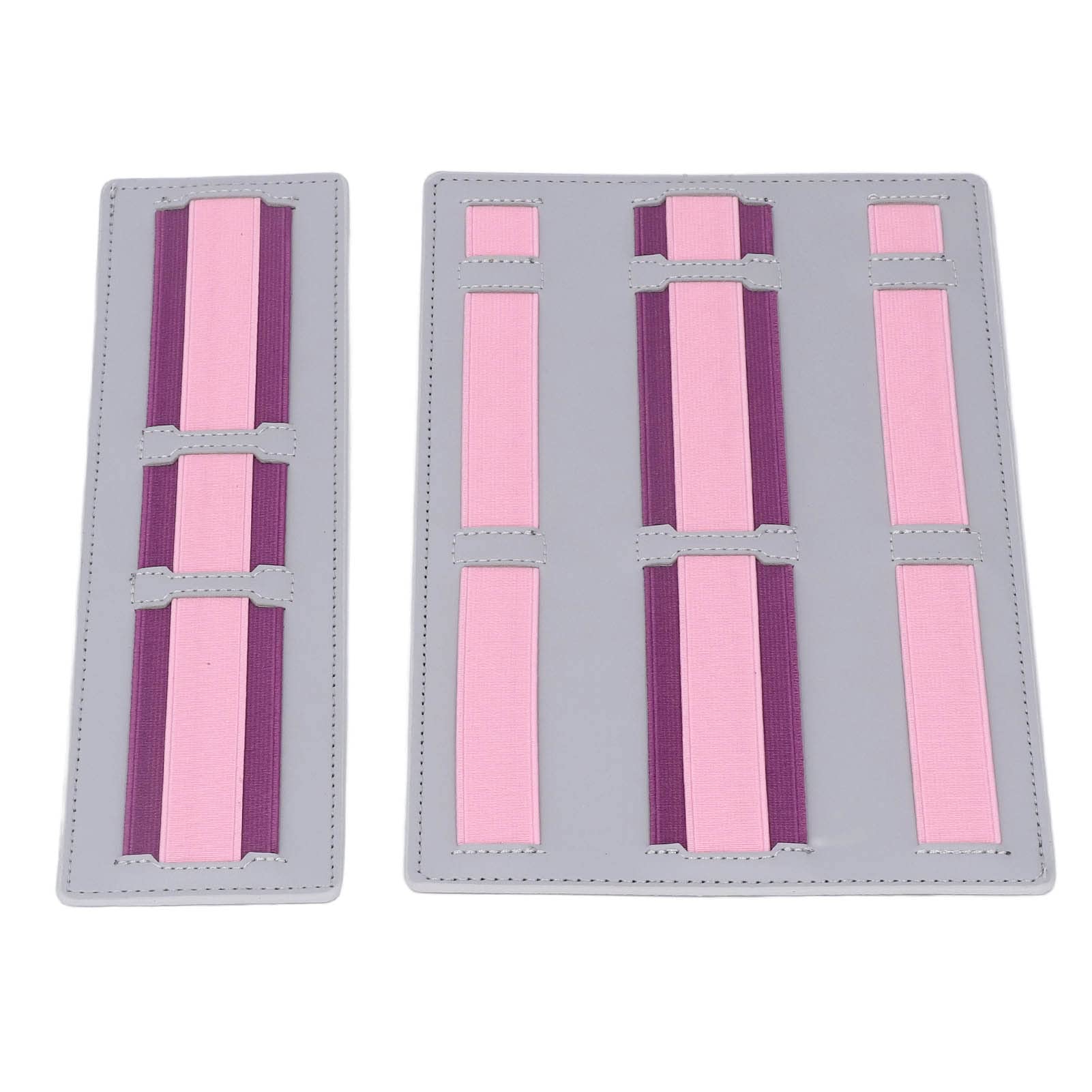 SIXRUN Organizzatore Elettronico Portatile Organizzatore Elettronico Pieghevole in Pelle PU 26 X 16 Cm Adesivo Tech Storage per Cavo Mouse Caricatore per Laptop Tablet Ufficio Viaggio Studio (PINK)
