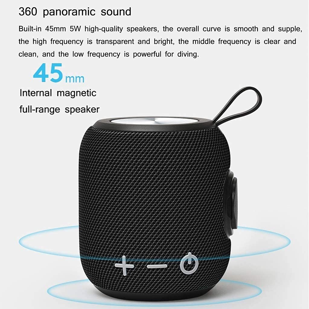 Altoparlante per Doccia Bluetooth, Altoparlante Bluetooth Impermeabile IPX7 con 12H Playtime, Rumoroso HD Suono, Altoparlante Portatile Esterno per Piscina Beach Home Party Travel, Blue