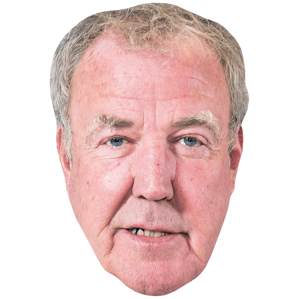 Jeremy Clarkson (Teeth) Celebrity Mask, Flat Card Face, Fancy Dress Mask