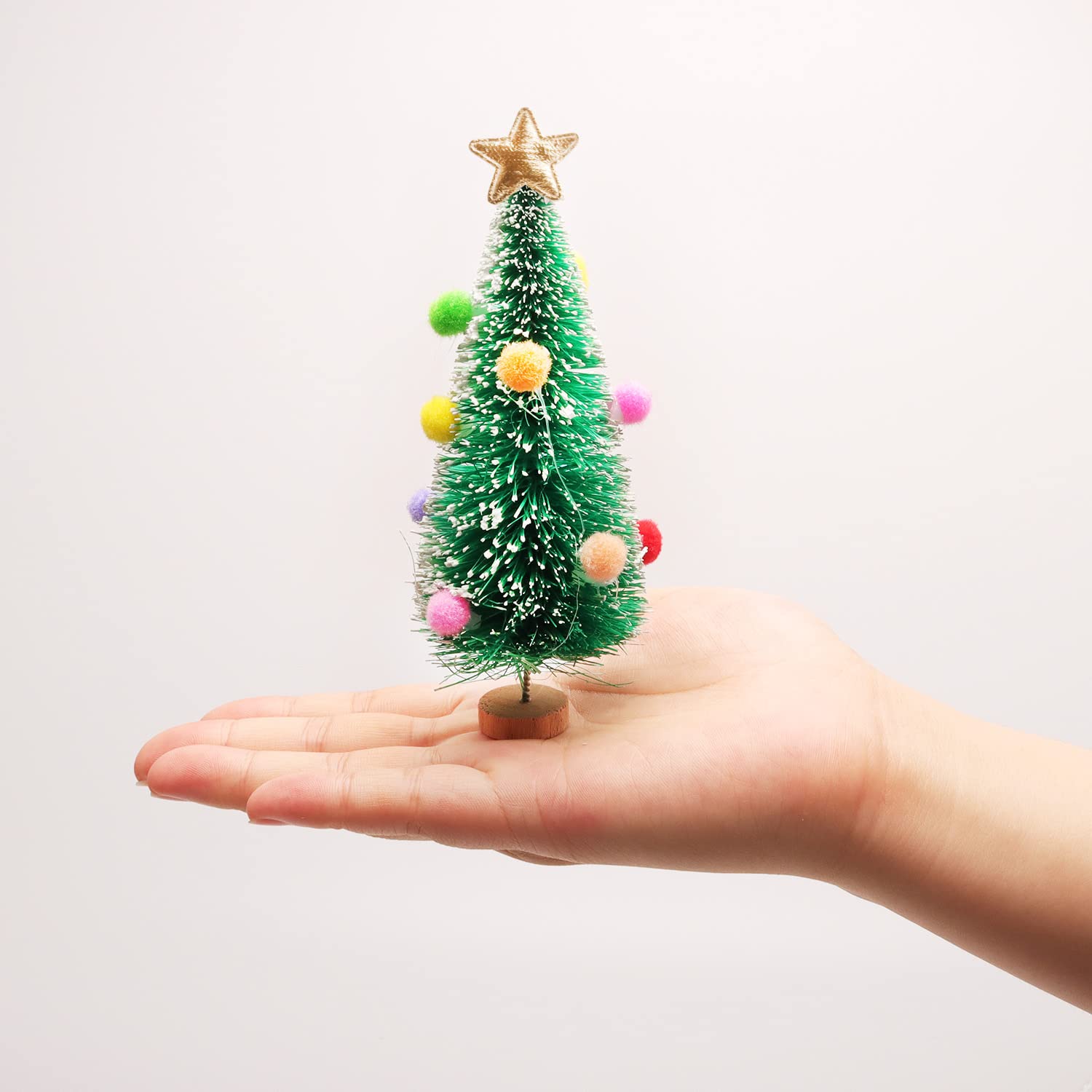 Amazon.co.jp: ミニクリスマスツリー ポンポンボール付き 20個セット