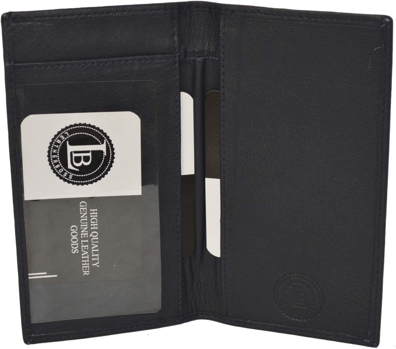 LeatherBoss Plain Checkbook Cover image 2