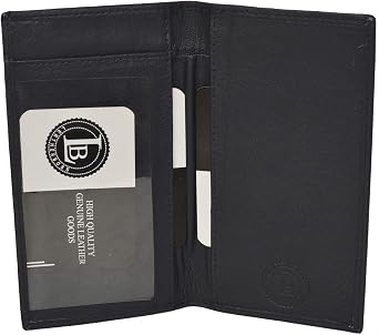LeatherBoss Plain Checkbook Cover