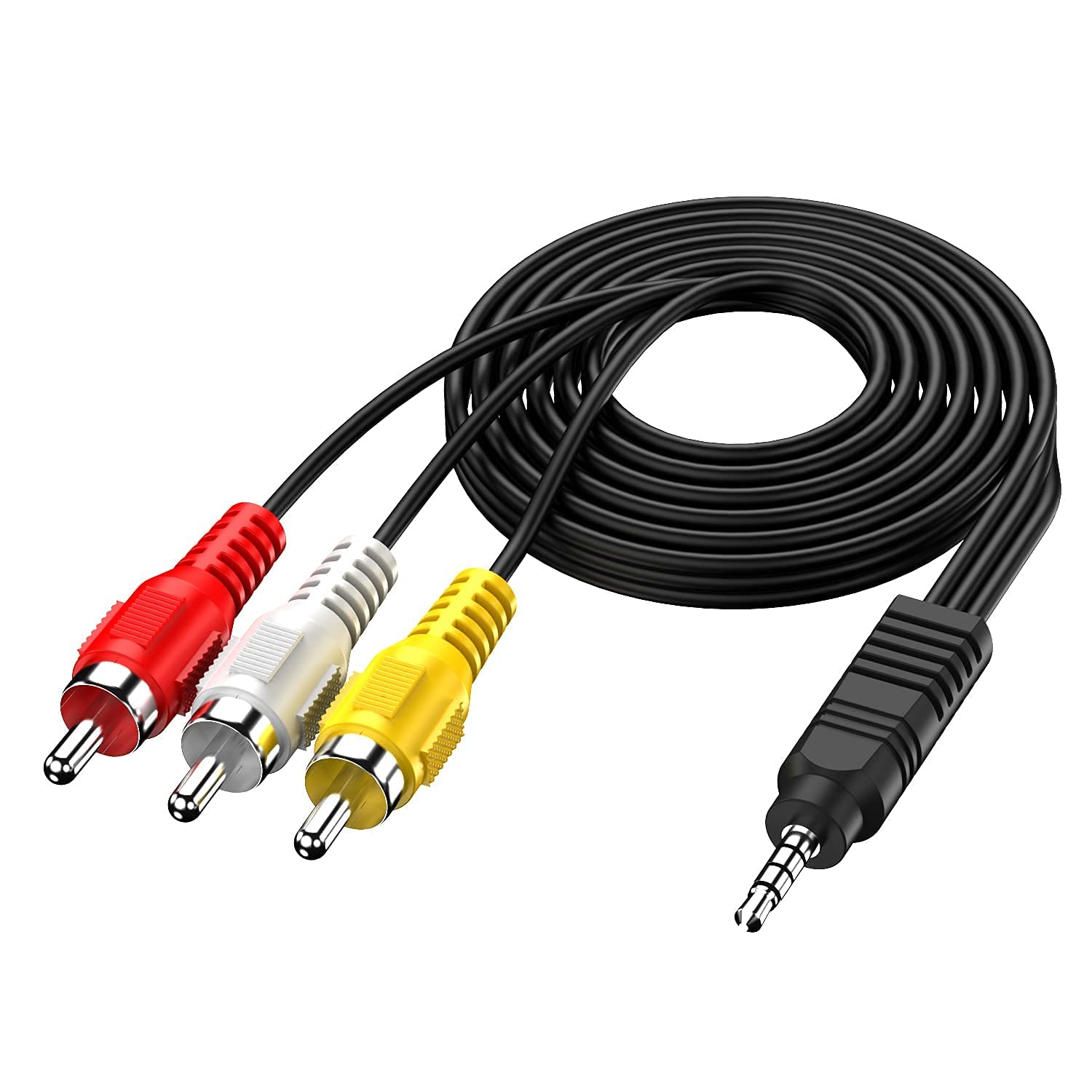 DARAHS 3.5 mm Male to 3RCA Male Plug Stereo Audio Video AUX Cable 3 M,3.5 mm to RCA AV Camcorder Video Cable for Smartphones,MP3,Tablets,Speakers,Home Theater (Pack of 1) (B0D5D957BZ) Amazon Price History, Amazon Price Tracker