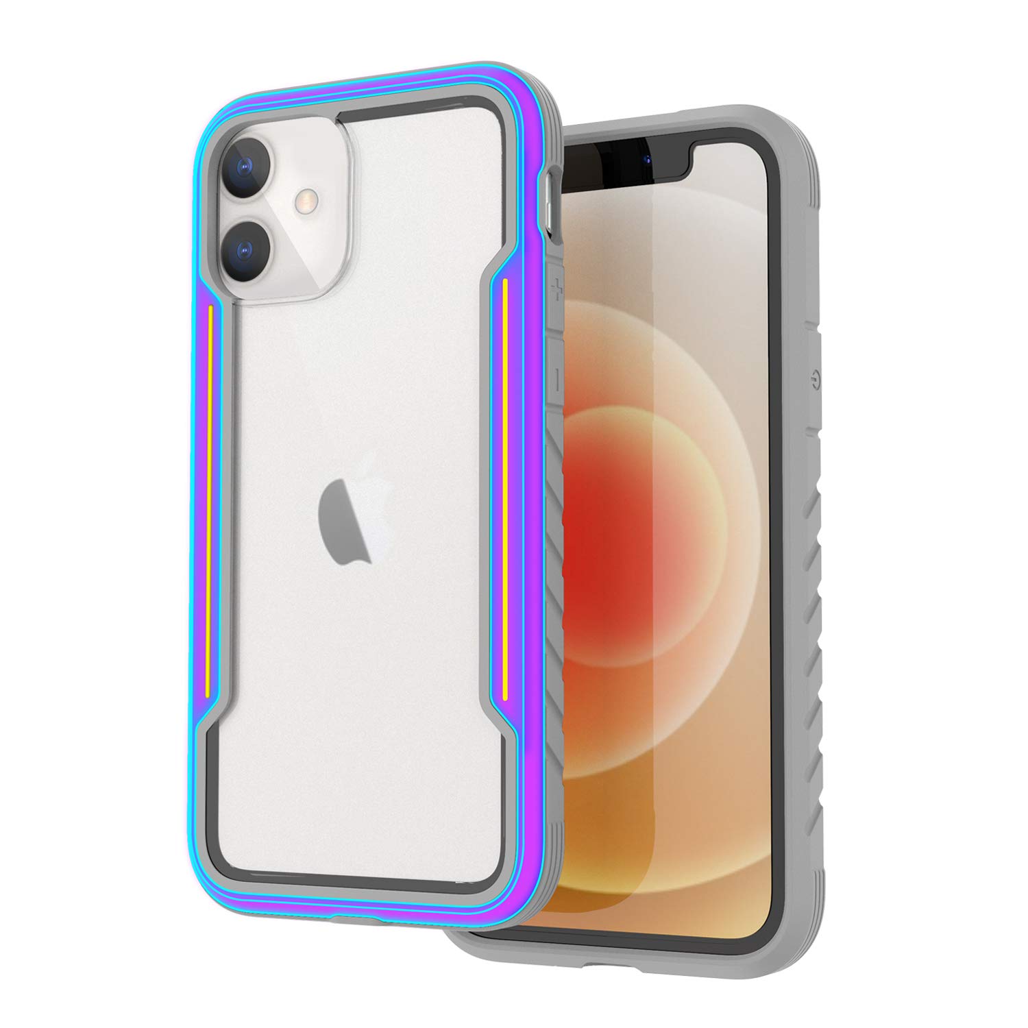 VORCSBINE Case for iPhone 12 Pro Max 6.7 inch Military Grade, Rugged Protective Anti-Drop Case for iPhone 12 Pro Max(2020)-Iridescent