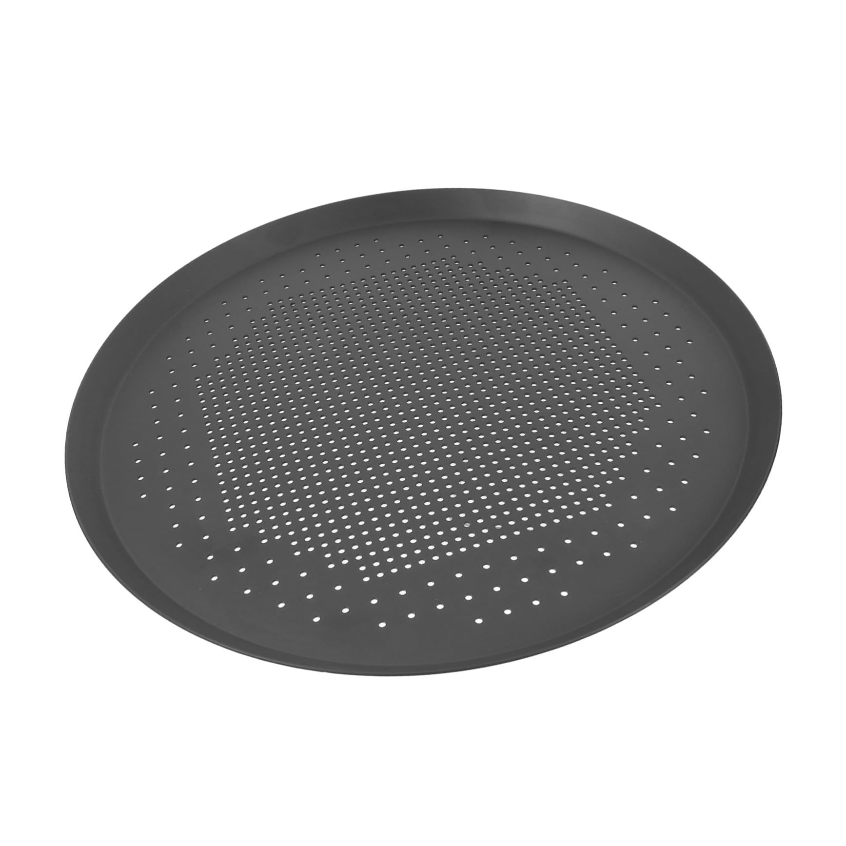 Bandeja Redonda para Pizza de Aluminio con Malla Perforada Antiadherente para Horno Bandeja Gruesa Resistente y Versátil para Hornear Pizzas y Pasteles Cocina y Restaurante