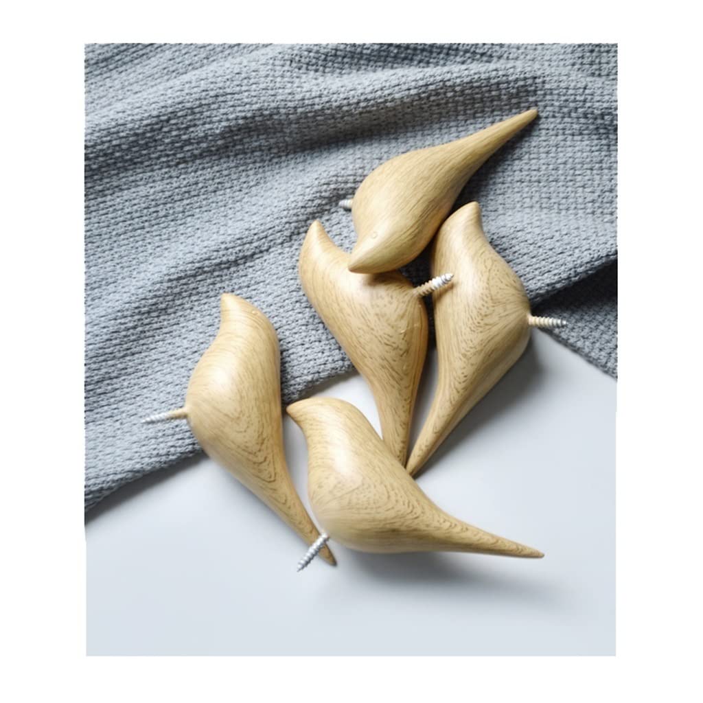 Perchero de Pared Gancho de pájaro gancho familia pared colgada de resina creativa abrigo de rack de montaje en tornillo gancho sala de estar dormitorio billetera estante 6 piezas Perchero para Pared