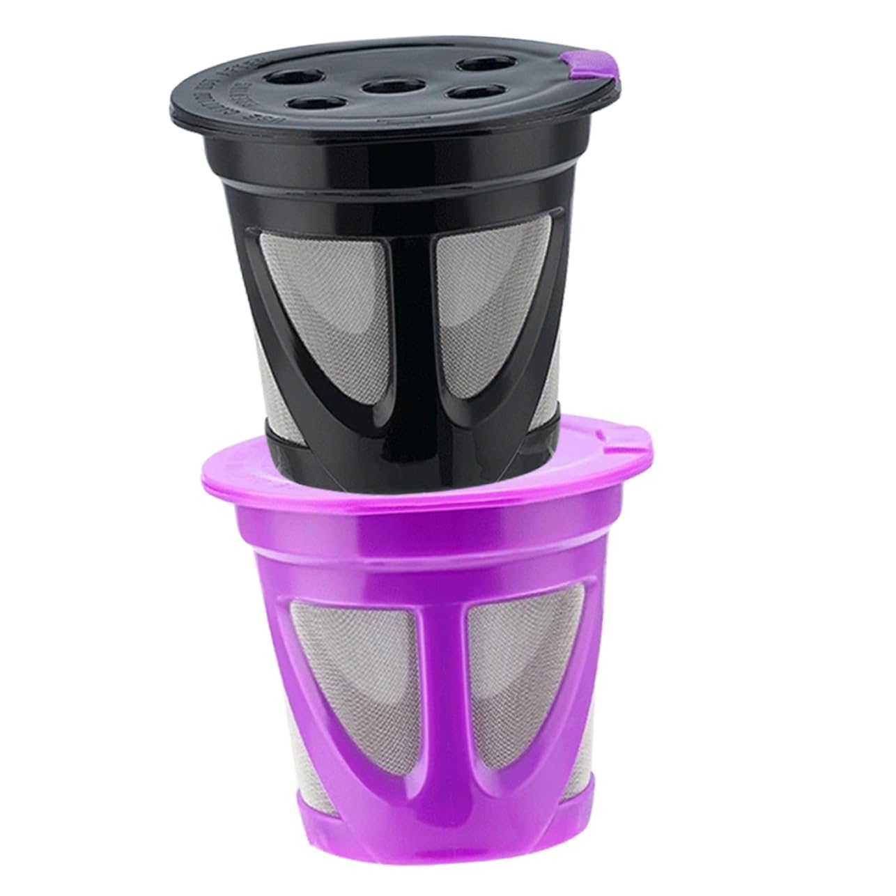 6piezas De Café Reutilizables Filtros De Café Recargables Para Máquina Accesorios Prácticos Diseño De De Inoxidable y Compatibilidad