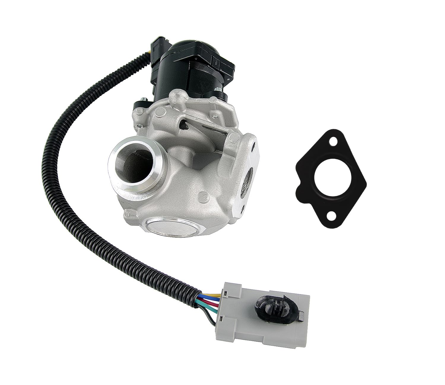 Valvole EGR con nera guarnizione, per Focus C-max,per Focus II,C30,S40,V50,1.6D,1.6TDCI, 1254382, 1229960, 1313847, 1353152, 1748264, 1748265, 30750092, 36000977, 36000978, 36001412