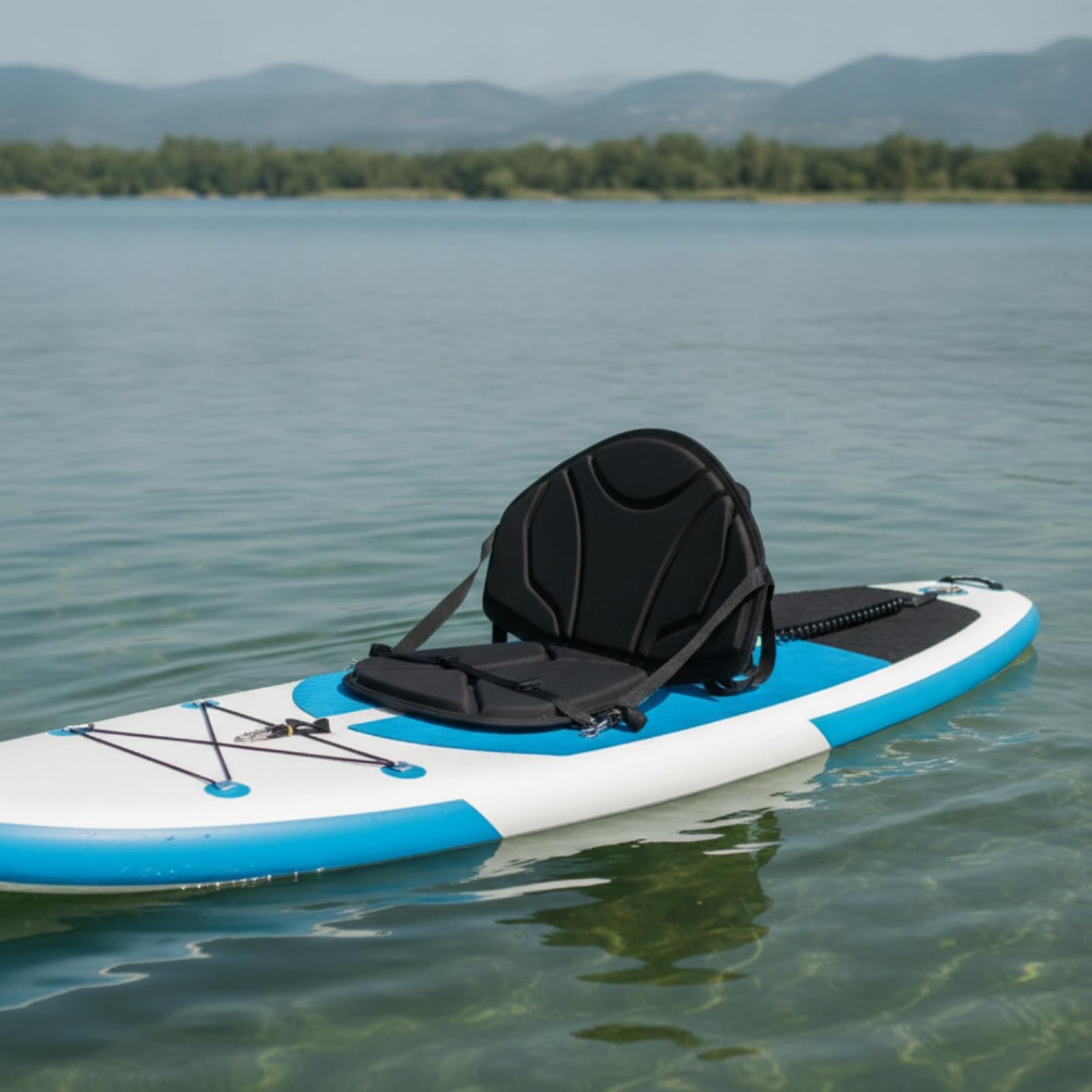 Harilla Aufblasbarer Bootssitz mit Robusten Metallhaken Und Einstellbaren Riemen für Einfache Montage für fahrer Und Stand-up-paddler bei Abenteuern