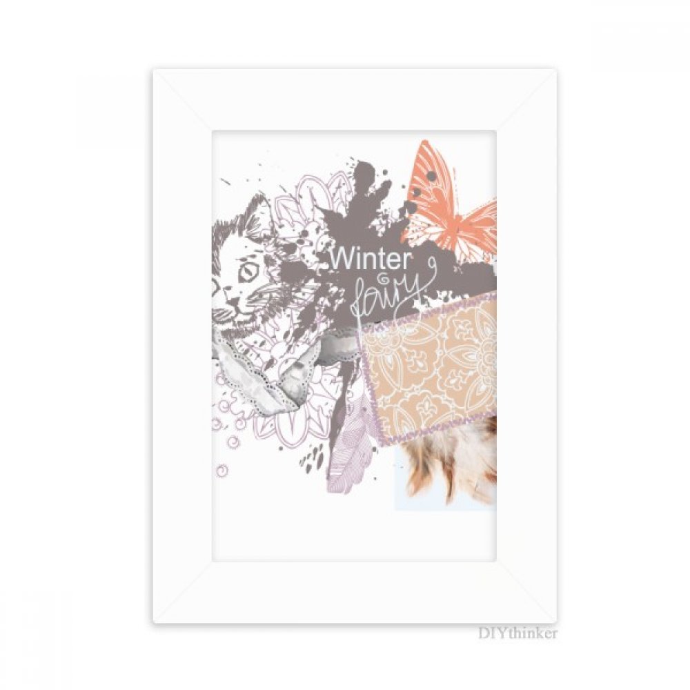 Cadre photo de style artistique idee cadeau originale pour amoureux des chats