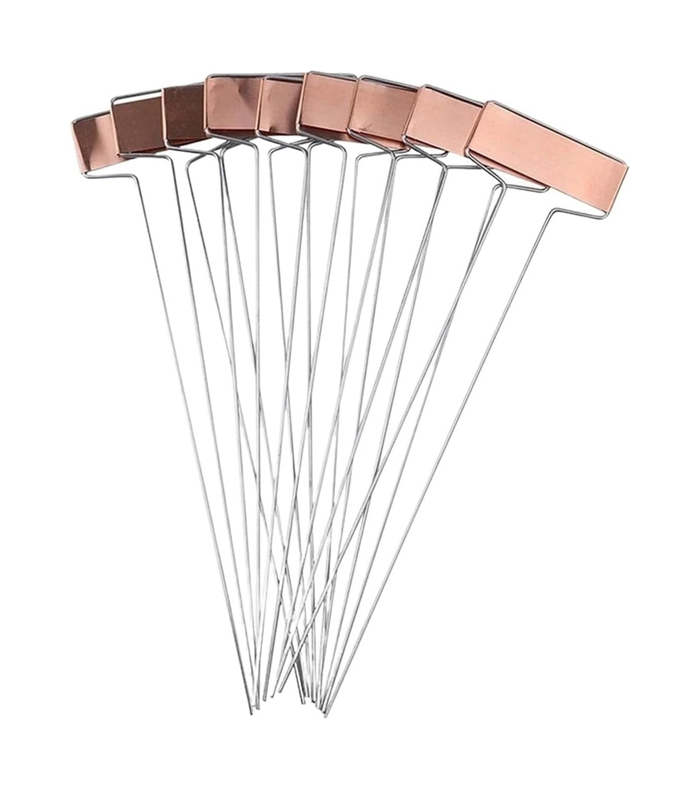 Etichette for piante in rame | Marcatori for piante in rame da 6/8/10 pollici 10/25/50 pezzi: etichette for vegetazione da giardino(8inch,50pcs)