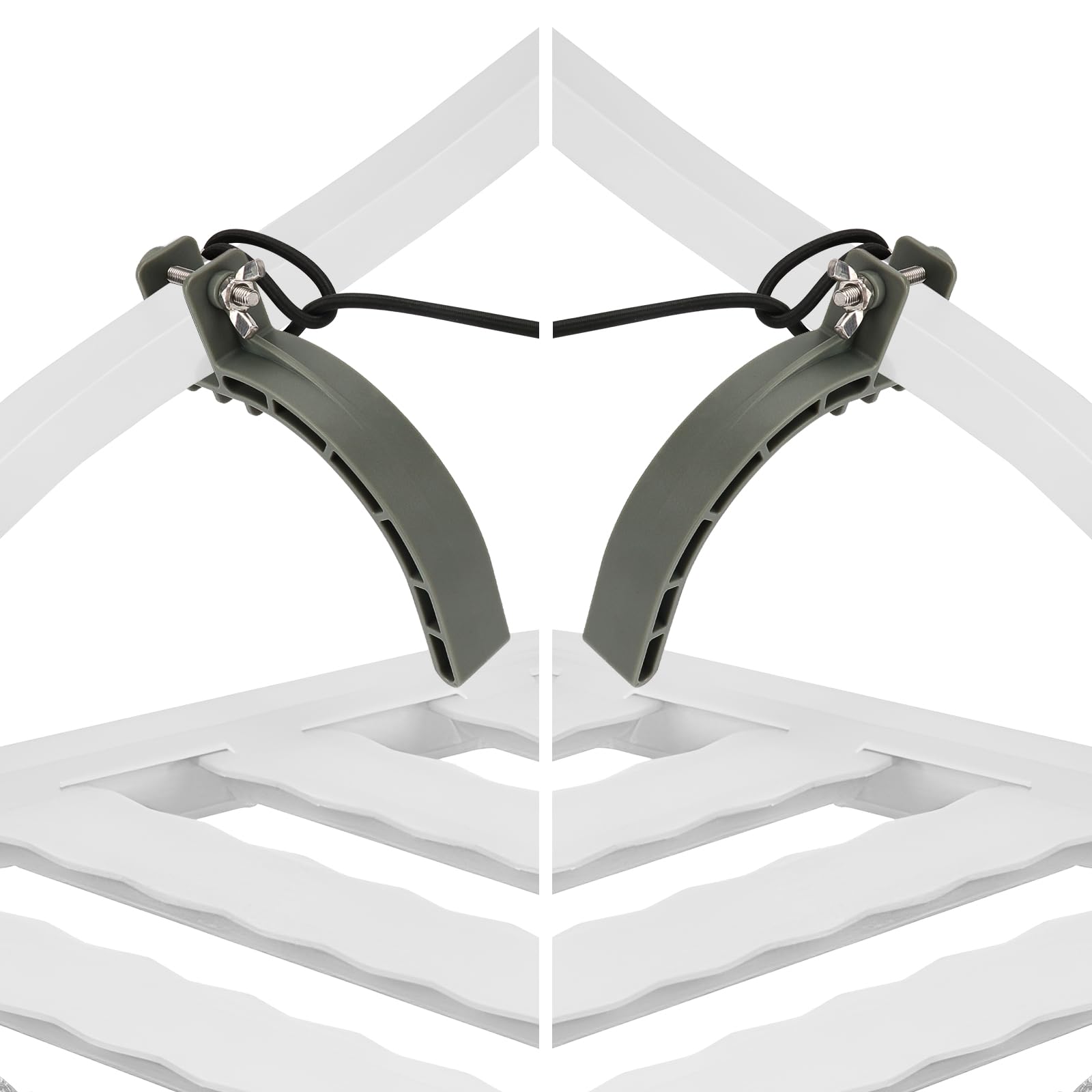 Panbofoda Tree Stand Accessories,Rapid Climb Stirrups with Elastic Rope,Climber Stand Accessories,Climbing Tree Stand Accessories for 1 inch Square Tube Aluminum Bracket