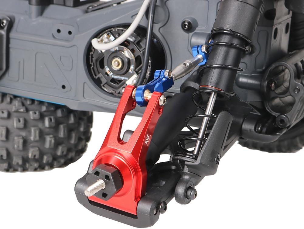 KYX Racing Aluminum Rear Hub Set Upgrades Parts Accessories for 1/10 RC Car ARRMA Fury Mega