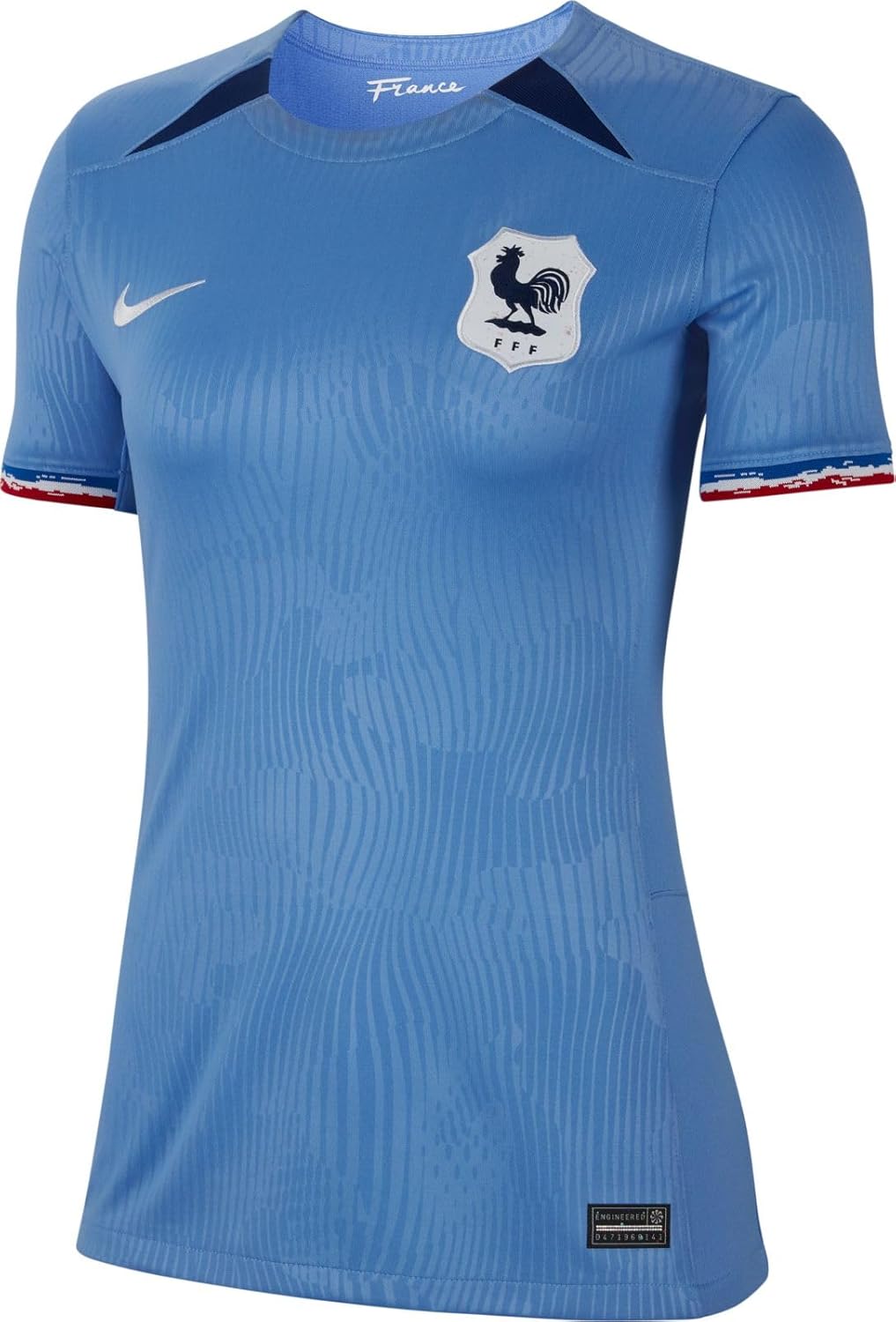 Nike 2023-2024 France WWC Home Football Soccer T-Shirt Jersey (Ladies)