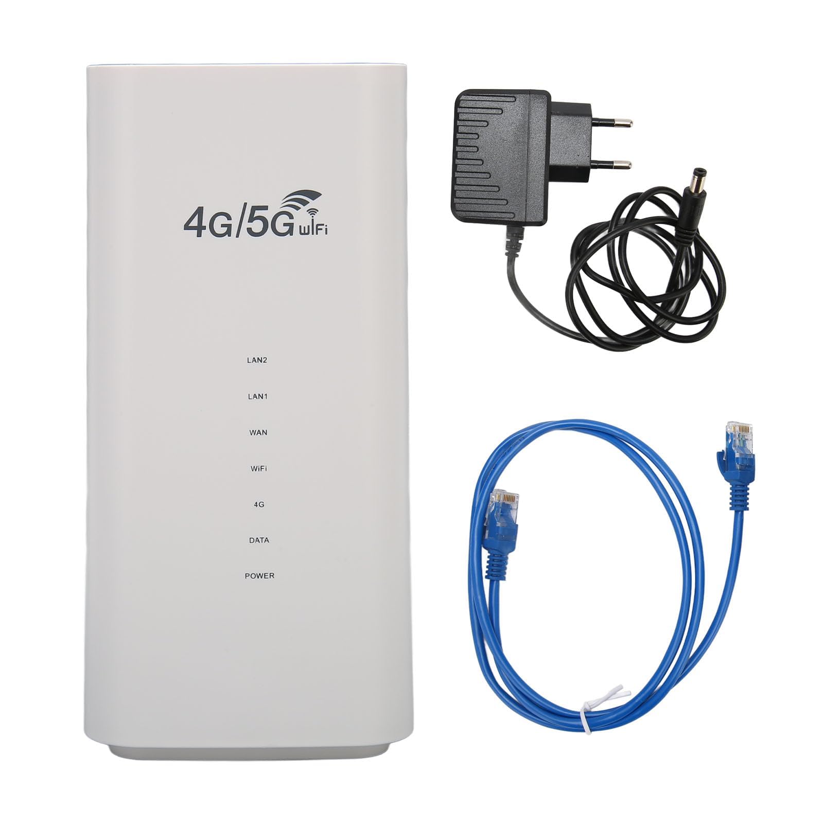 Dpofirs Router 4G LTE con Slot per Scheda SIM, 2023 Nuovo Router Cellulare Sbloccato per Casa Ufficio, Router CPE Router Cellulare Wireless Sbloccato, Fino a 32 Utenti, Regali (Spina UE)