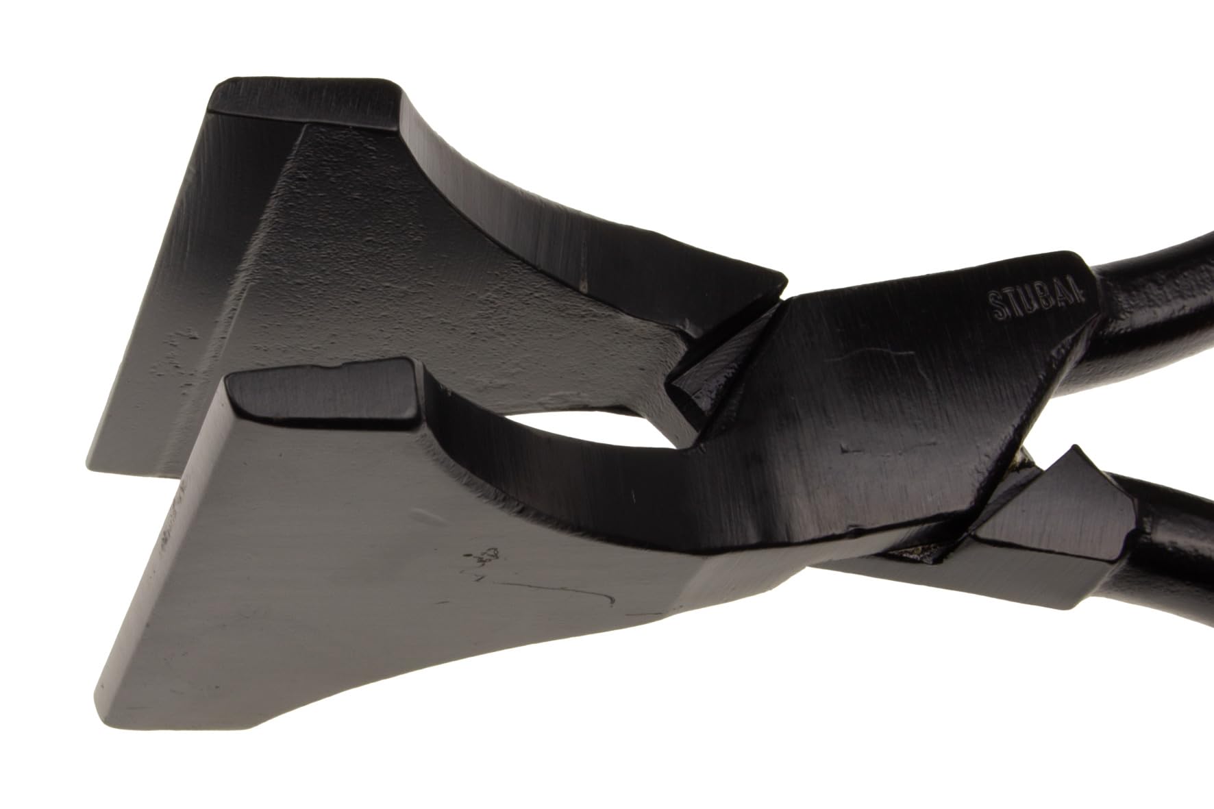 STUBAI 283110 Breitfalzzange gerade, 100 mm Arbeitsbreite | Spezialfalzzange für Stehfälze, vergütete Backen, ergonomische Schenkel