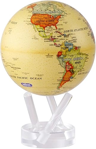 Mapa político amarillo MOVA Globe 45