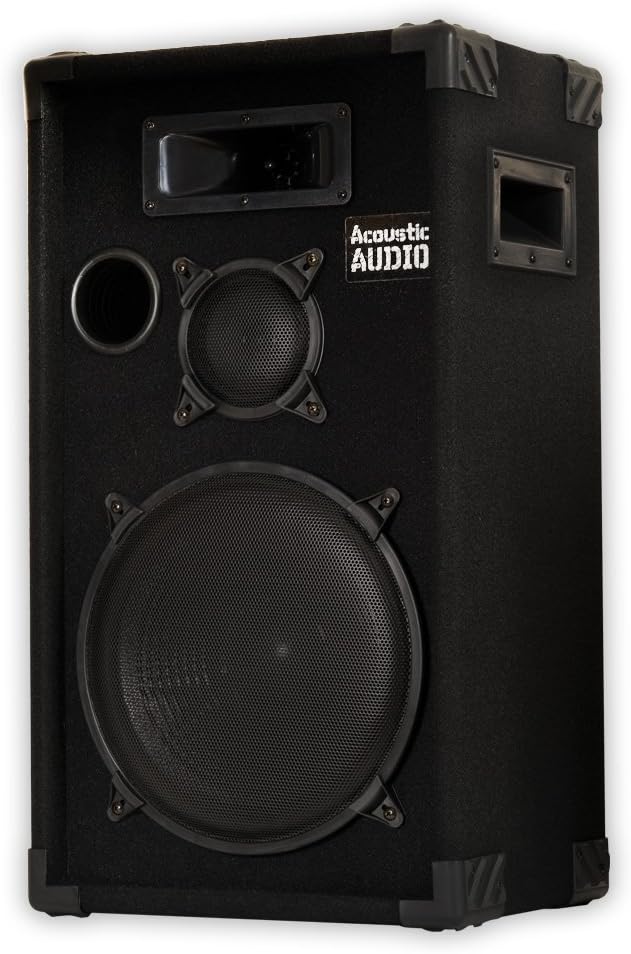 CR12 PA Karaoke DJ 12" Speaker 500W 3 Way, Black
