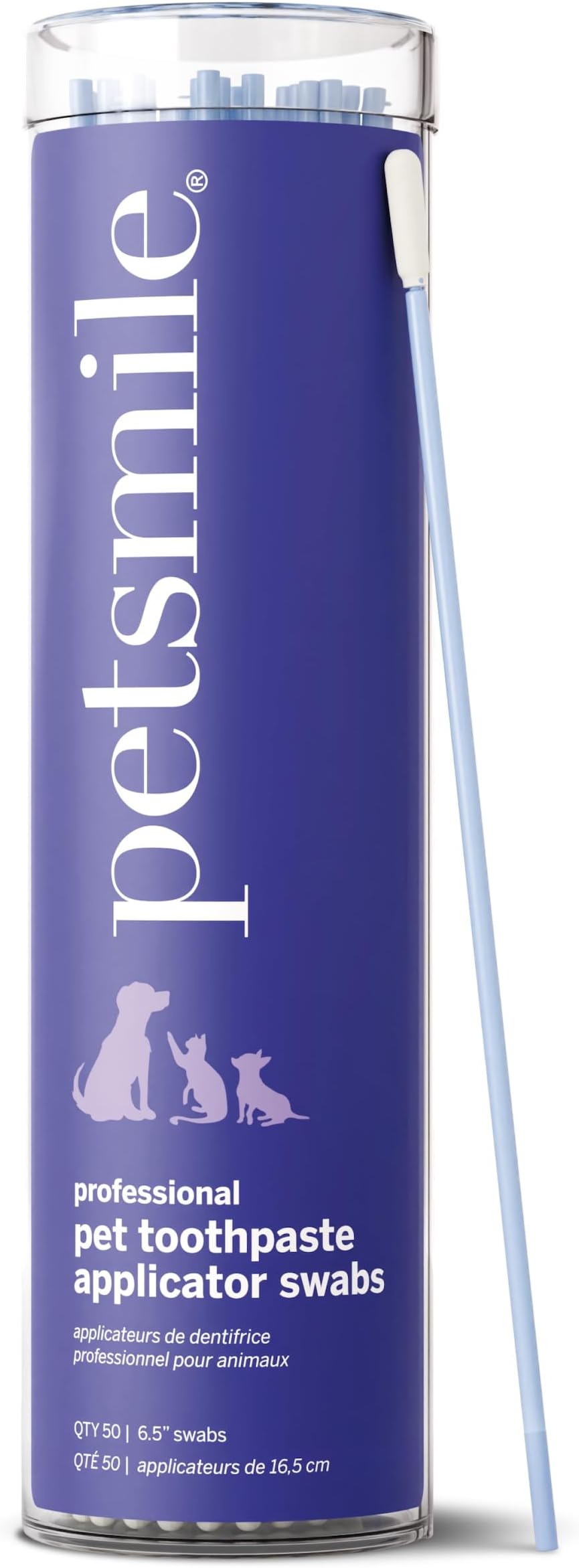 Professional Pet Toothpaste Applicator Swabs for Petsmile Toothpaste, VOHC Approved Brand