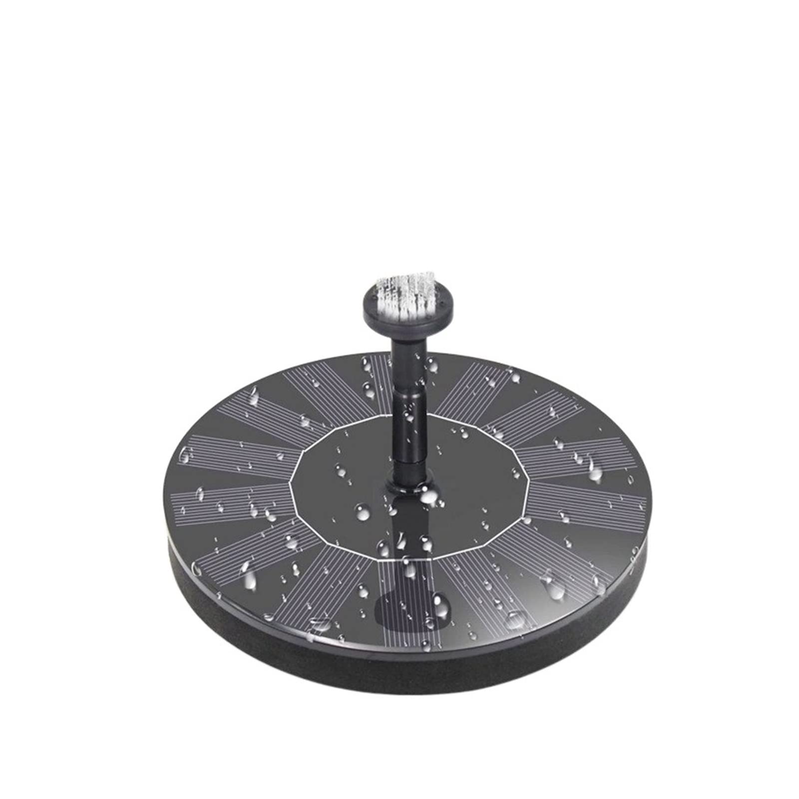 Solar Fountain Floating Garden Waterfall Pool Pond Bird Bath Panel Water Pump Decoration Powered Efficient Use Of Energy(16cm)