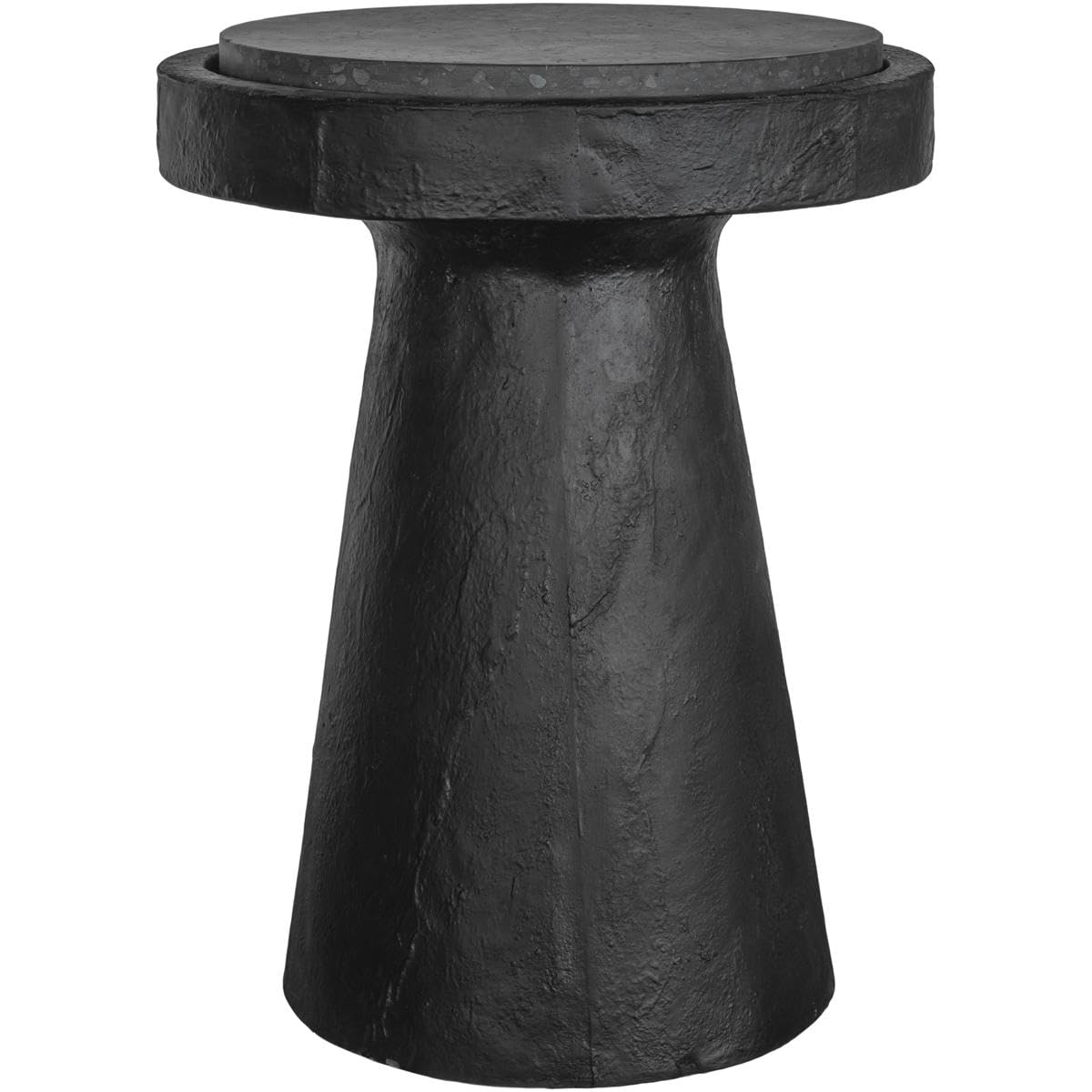 Moe's Home Collection Book Accent Table Black Stone Side Tables