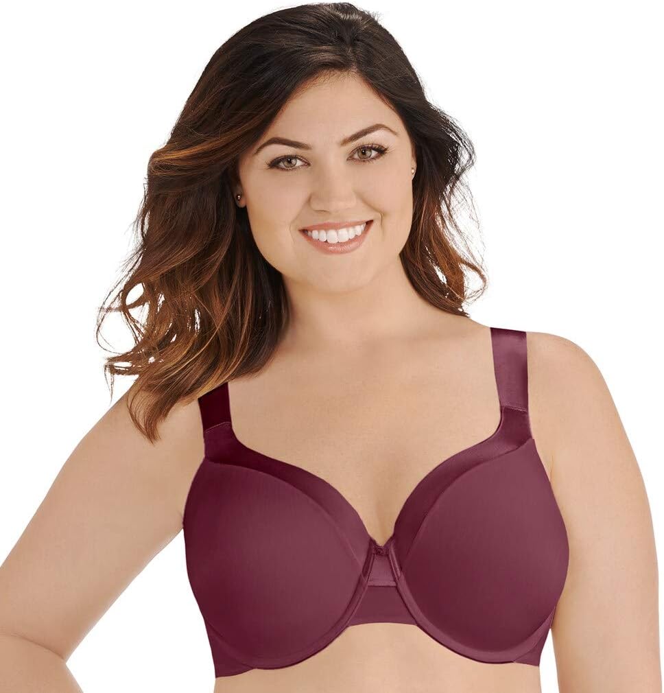 Vanity Fair Women's Illumination Full Figure Zoned-In Support Bra, Lightly Lined Cups up to DD