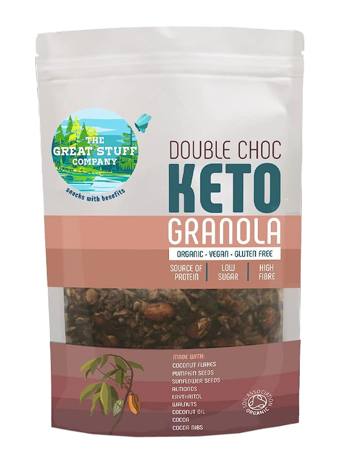 Great Stuff - Keto Granola Double Chocolate 330g