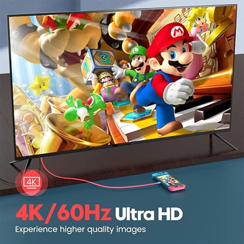 Ehyoo Portable Switch Dock Usb Type C To Hdmi Conversion Cable For Tv Docking Mode On Nintendo Switch, Steam Deck, Samsung Dex Station And S21/S20/Note20/Tabs7 4K For Travel #TOP2