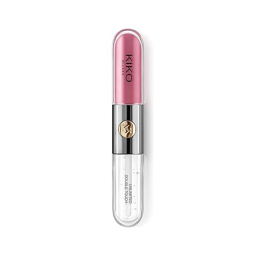 Miniatura 103 de Kiko Milano Unlimited Double Touch Liquid Lipstick 123 uva satinada,101 rosa suave,102 Satén Beige Rosa,104 Sangría,105 rojo escarlata,106 rojo rubí